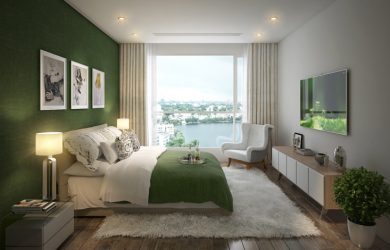 phòng ngủ nhỏ Chung cư Vinhomes Phạm Hùng